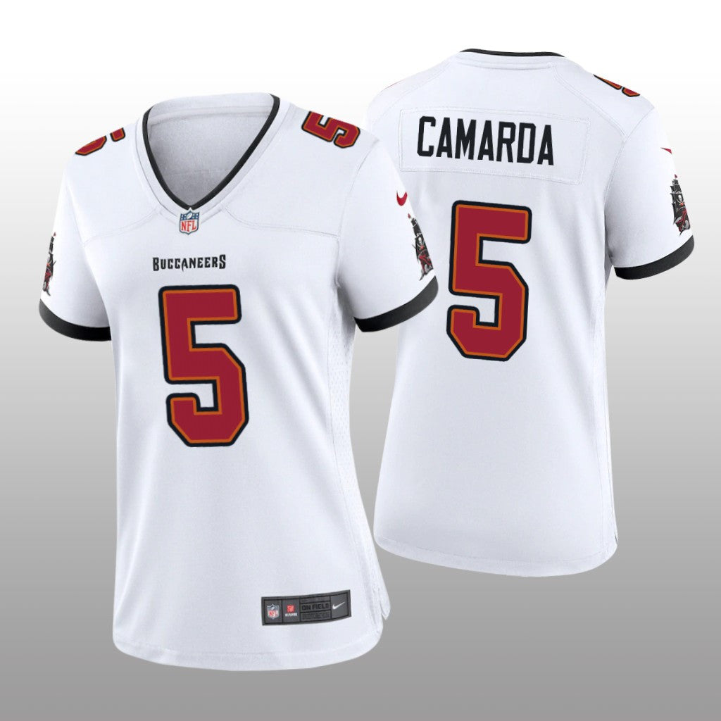 Tampa Bay Buccaneers Jake Camarda White Jersey Game Women's