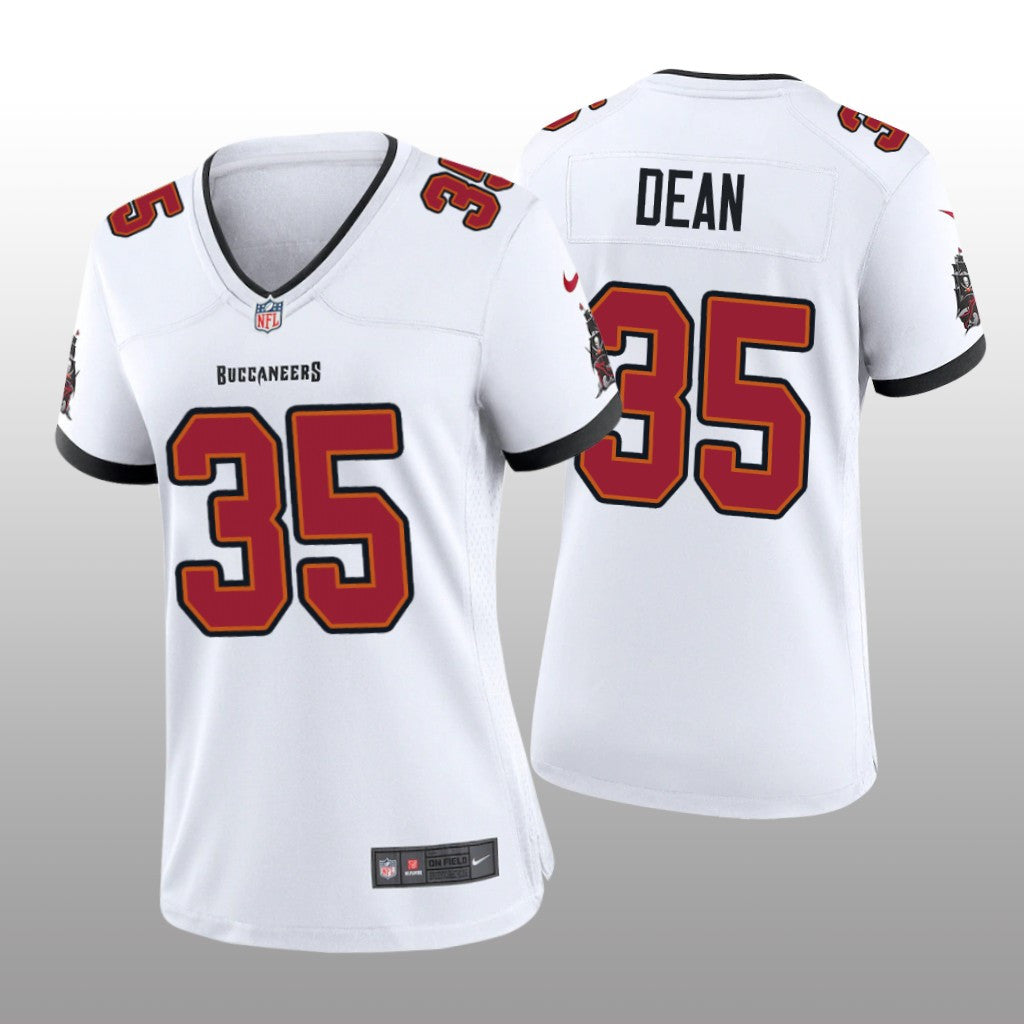 Tampa Bay Buccaneers Jamel Dean White Jersey Game Women's