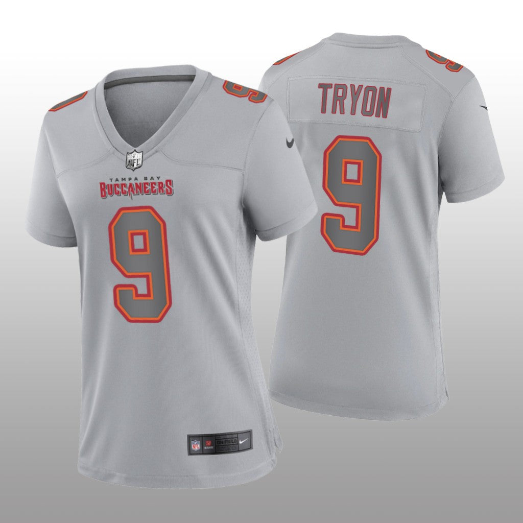 Tampa Bay Buccaneers Joe Tryon Gray Jersey Atmosphere Fashion Game Women's
