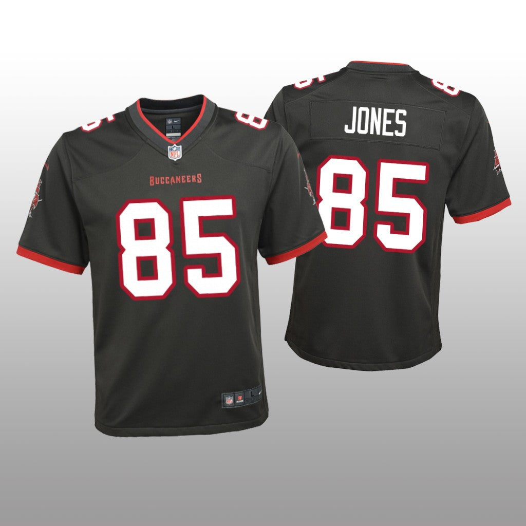 Tampa Bay Buccaneers Julio Jones Pewter Jersey Alternate Game Youth