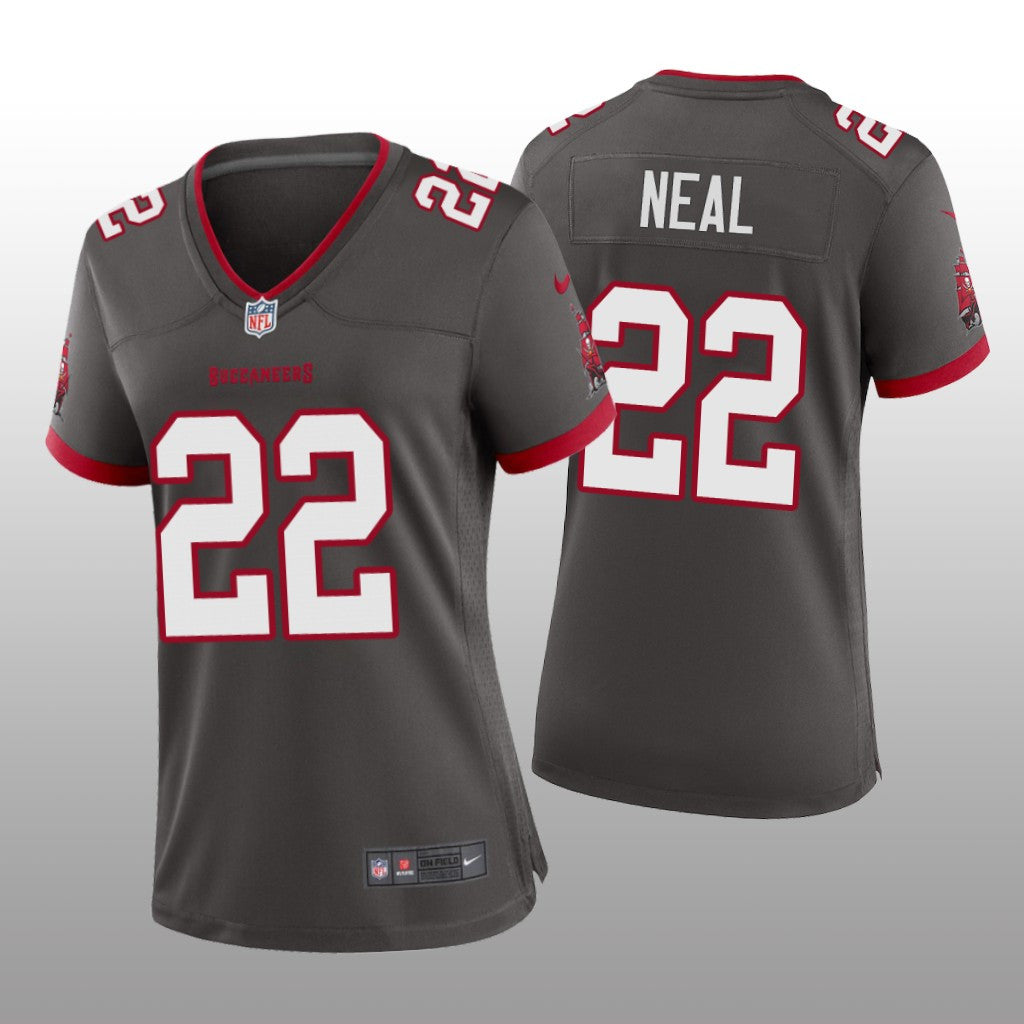 Tampa Bay Buccaneers Keanu Neal Pewter Jersey Alternate Game Women's