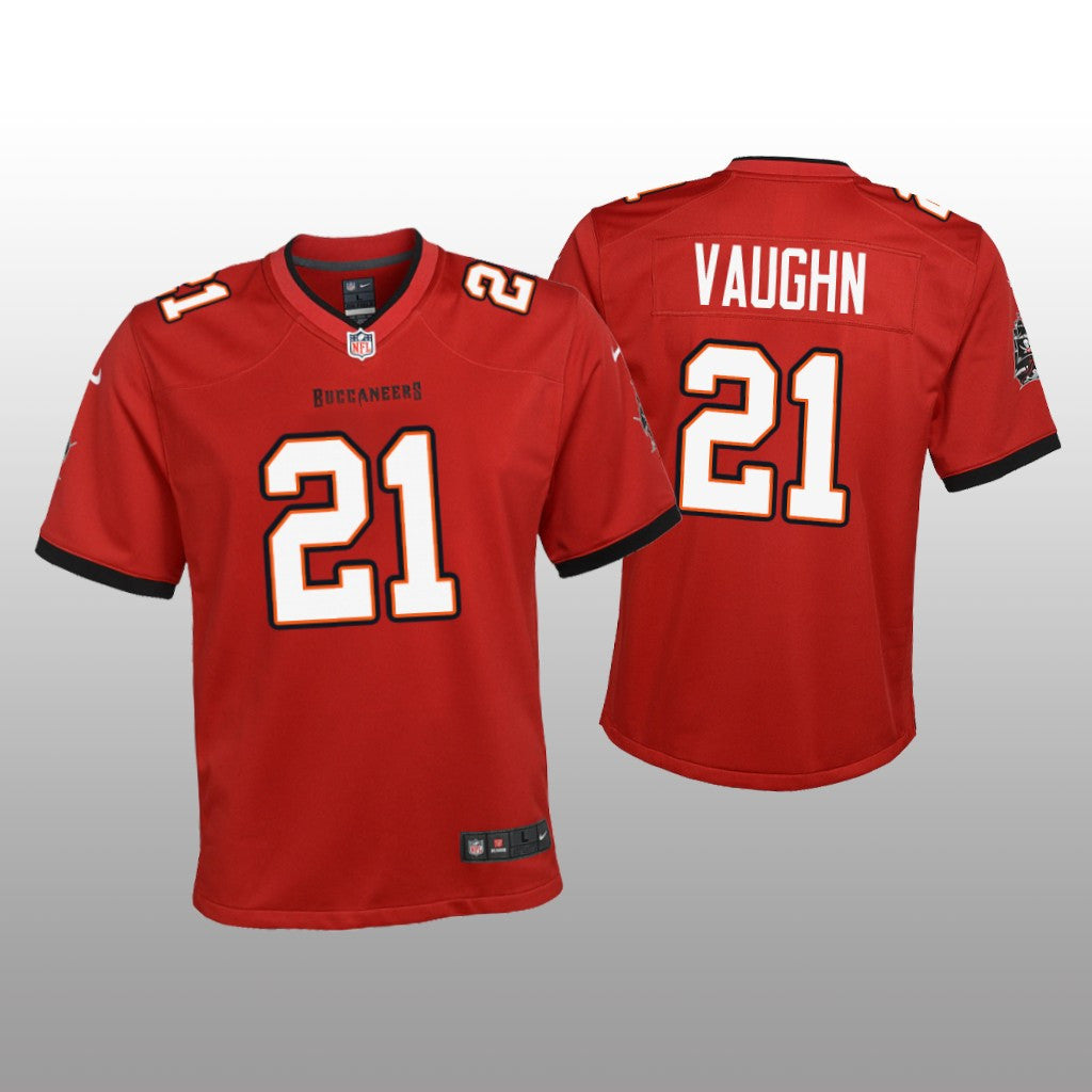 Tampa Bay Buccaneers Ke'shawn Vaughn Red Jersey Game Youth