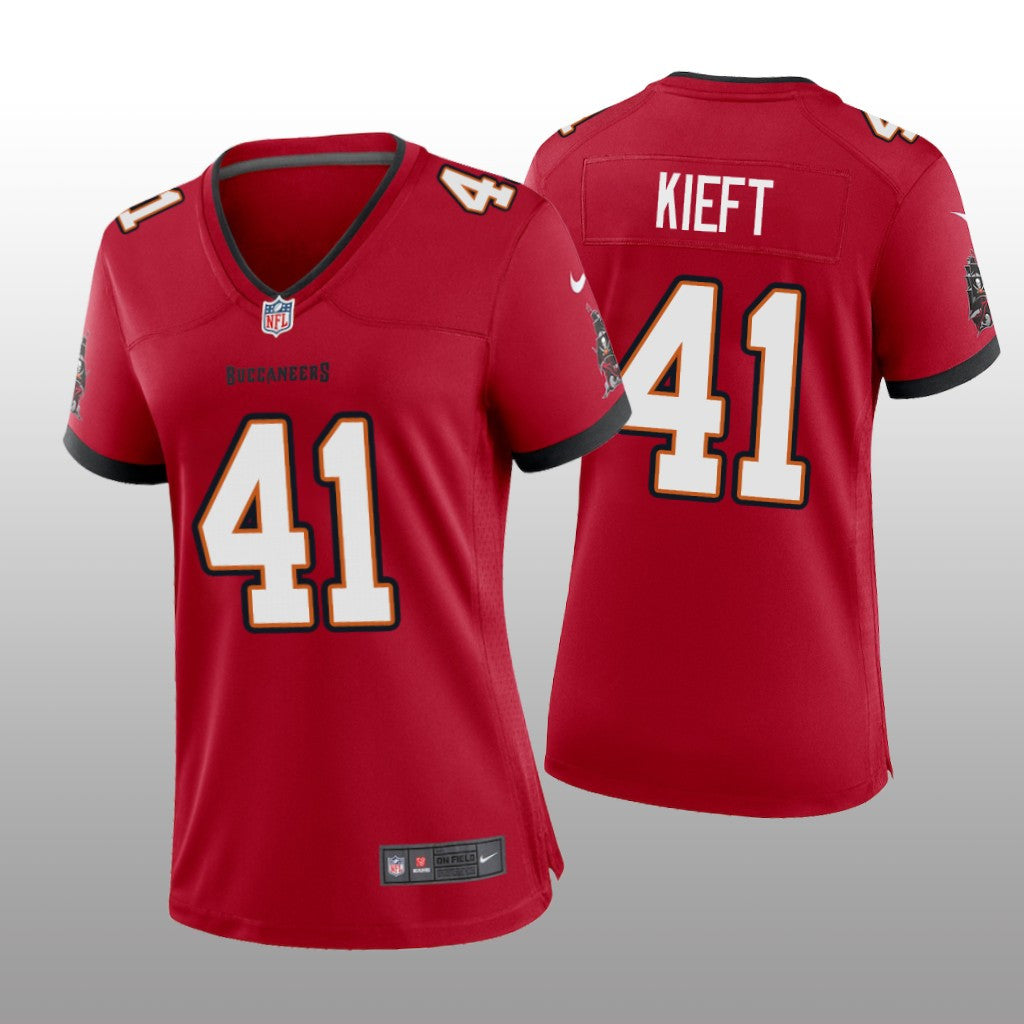 Tampa Bay Buccaneers Ko Kieft Red Jersey Game Women's