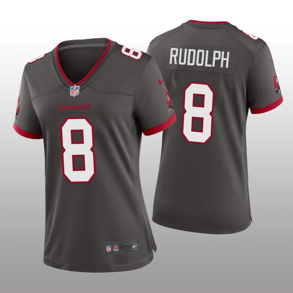 Tampa Bay Buccaneers Kyle Rudolph Pewter Jersey Alternate Game Women's