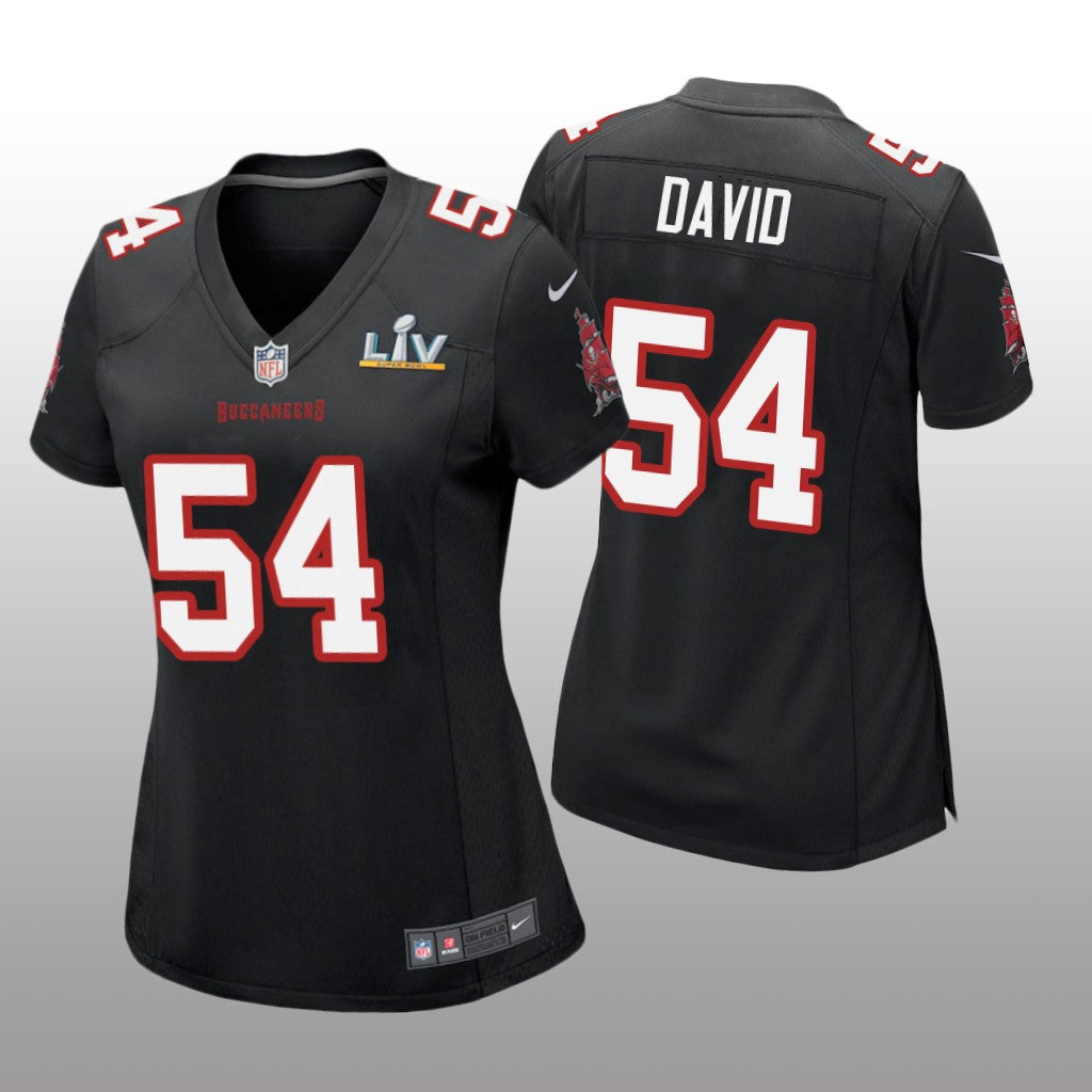 Tampa Bay Buccaneers Lavonte David Black Game Fashion Jersey Super Bowl LV Women's