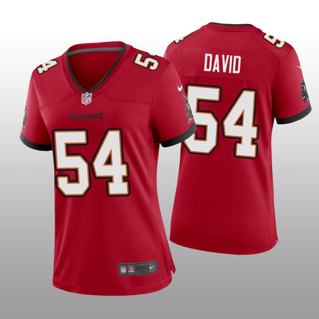 Tampa Bay Buccaneers Lavonte David Red Jersey Game Women's