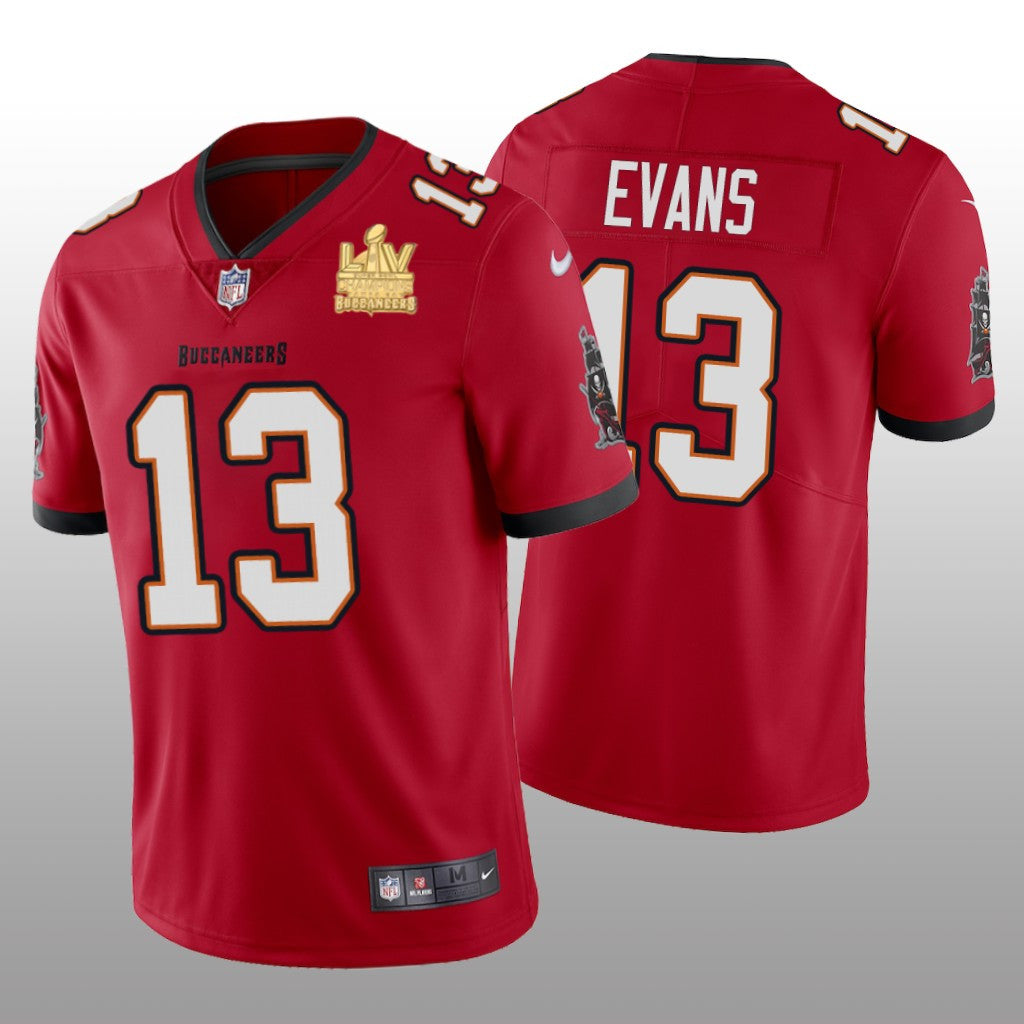 Tampa Bay Buccaneers Mike Evans Red Vapor Limited Jersey Super Bowl LV Champions Men's