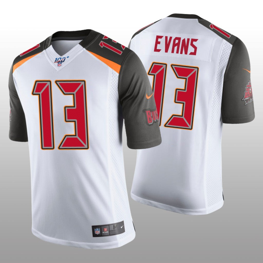 Tampa Bay Buccaneers Mike Evans White Vapor Limited Jersey 100th Season Men's