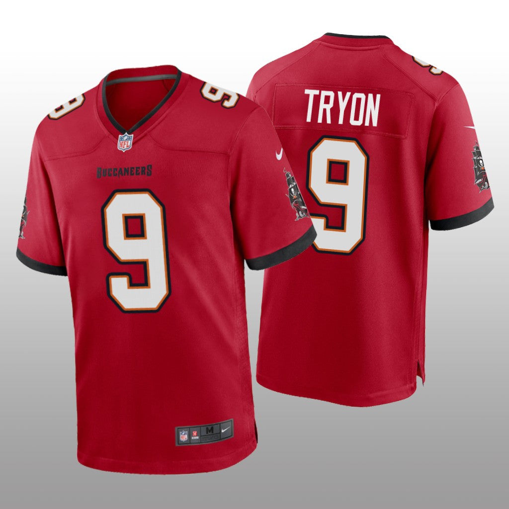 Tampa Bay Buccaneers Red Draft Joe Tryon Game Jersey