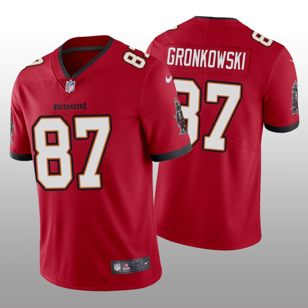 Tampa Bay Buccaneers Rob Gronkowski Red Jersey Vapor Limited Men's