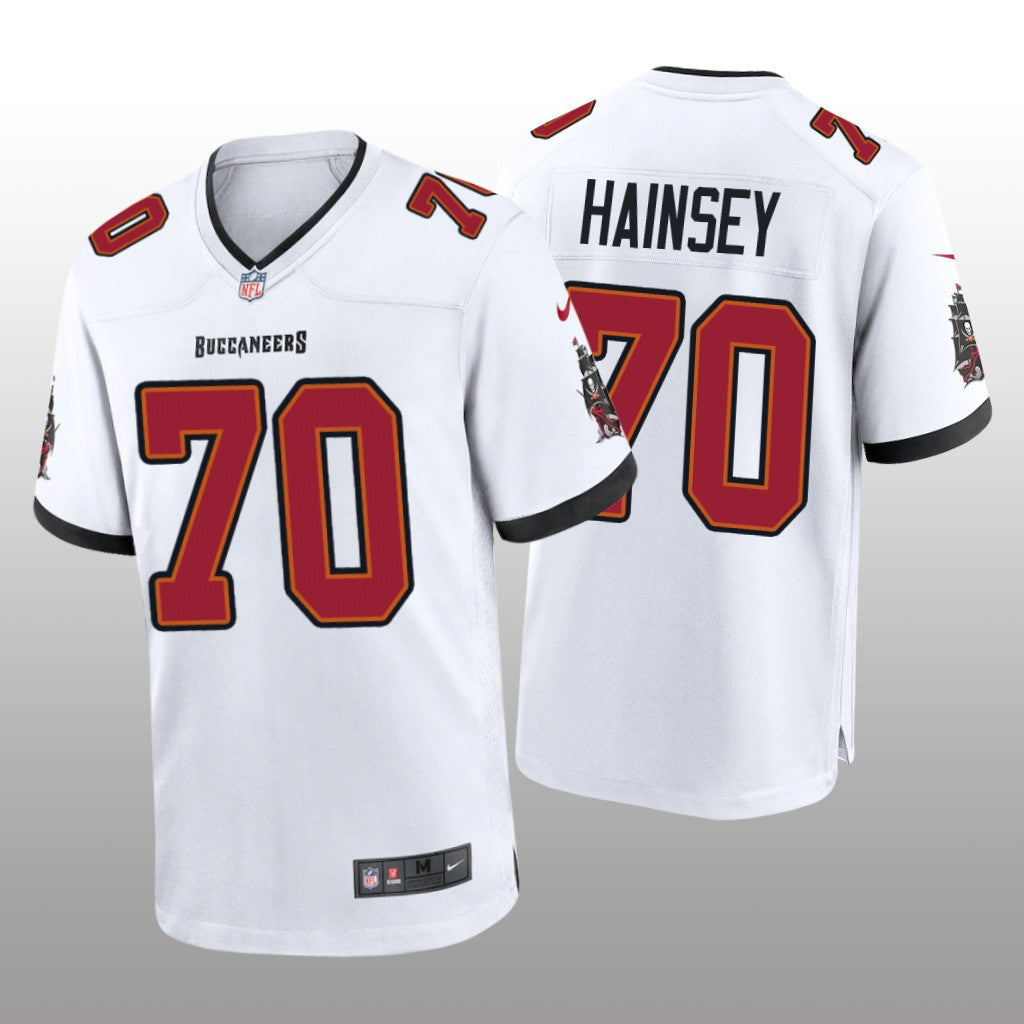 Tampa Bay Buccaneers Robert Hainsey White Jersey Game Men's