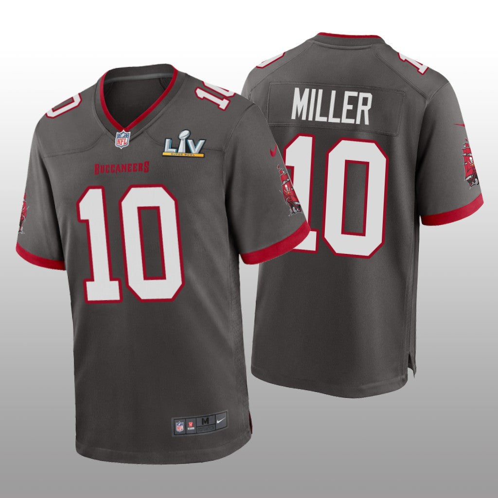 Tampa Bay Buccaneers Scotty Miller Pewter Game Jersey Super Bowl LV Men's