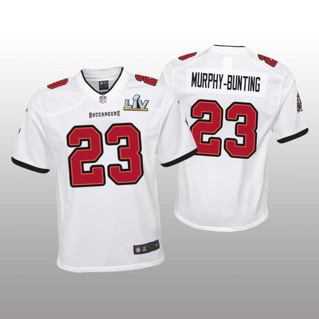 Tampa Bay Buccaneers Sean Murphy-Bunting White Game Jersey Super Bowl LV Youth