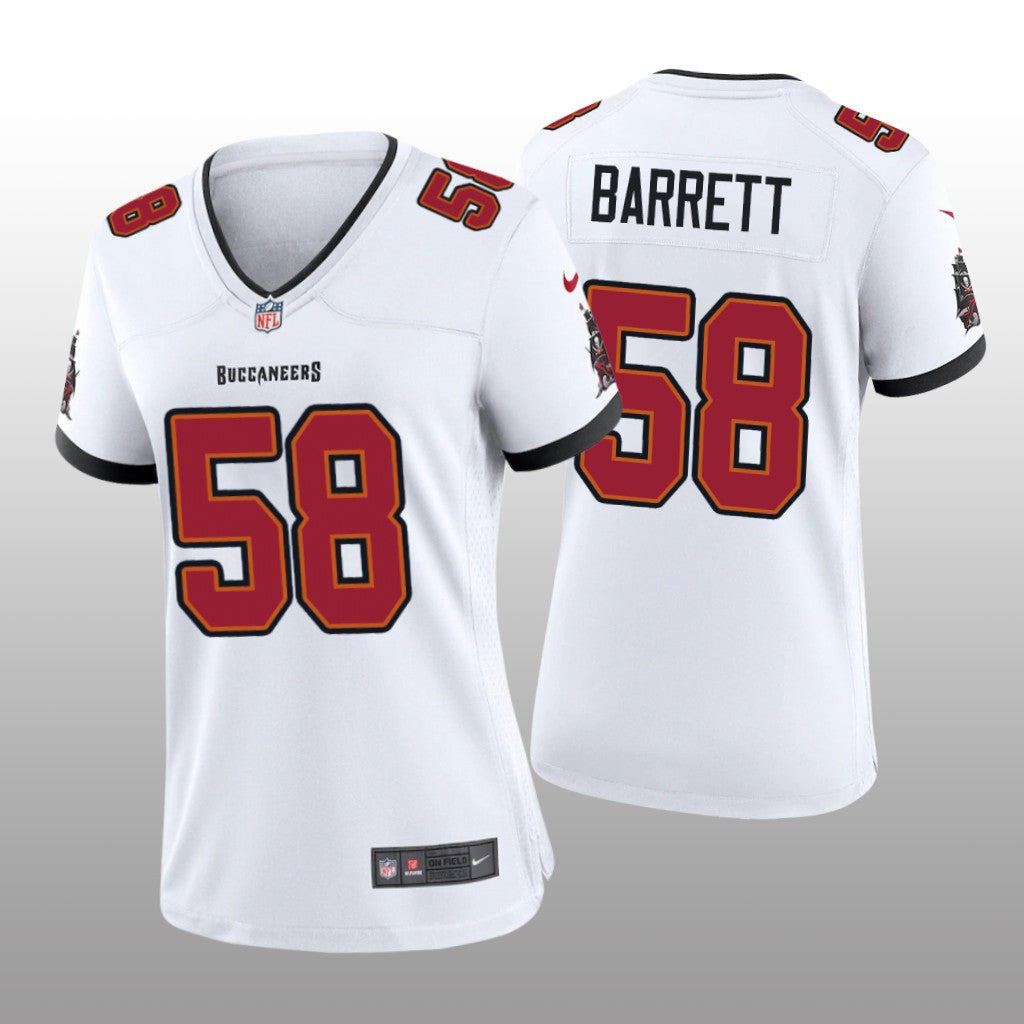 Tampa Bay Buccaneers Shaquil Barrett White Jersey Game Women's
