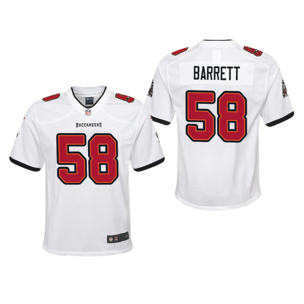 Tampa Bay Buccaneers Shaquil Barrett White Jersey Game Youth