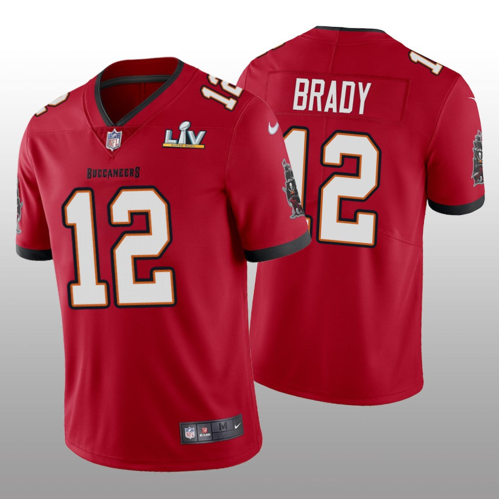Tampa Bay Buccaneers Tom Brady Red Vapor Limited Jersey Super Bowl LV Men's