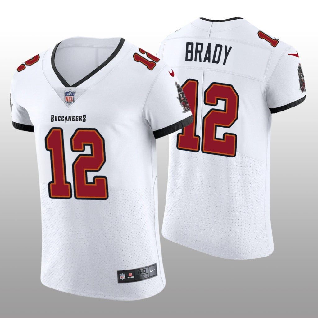 Tampa Bay Buccaneers Tom Brady White Jersey Vapor Elite Men's