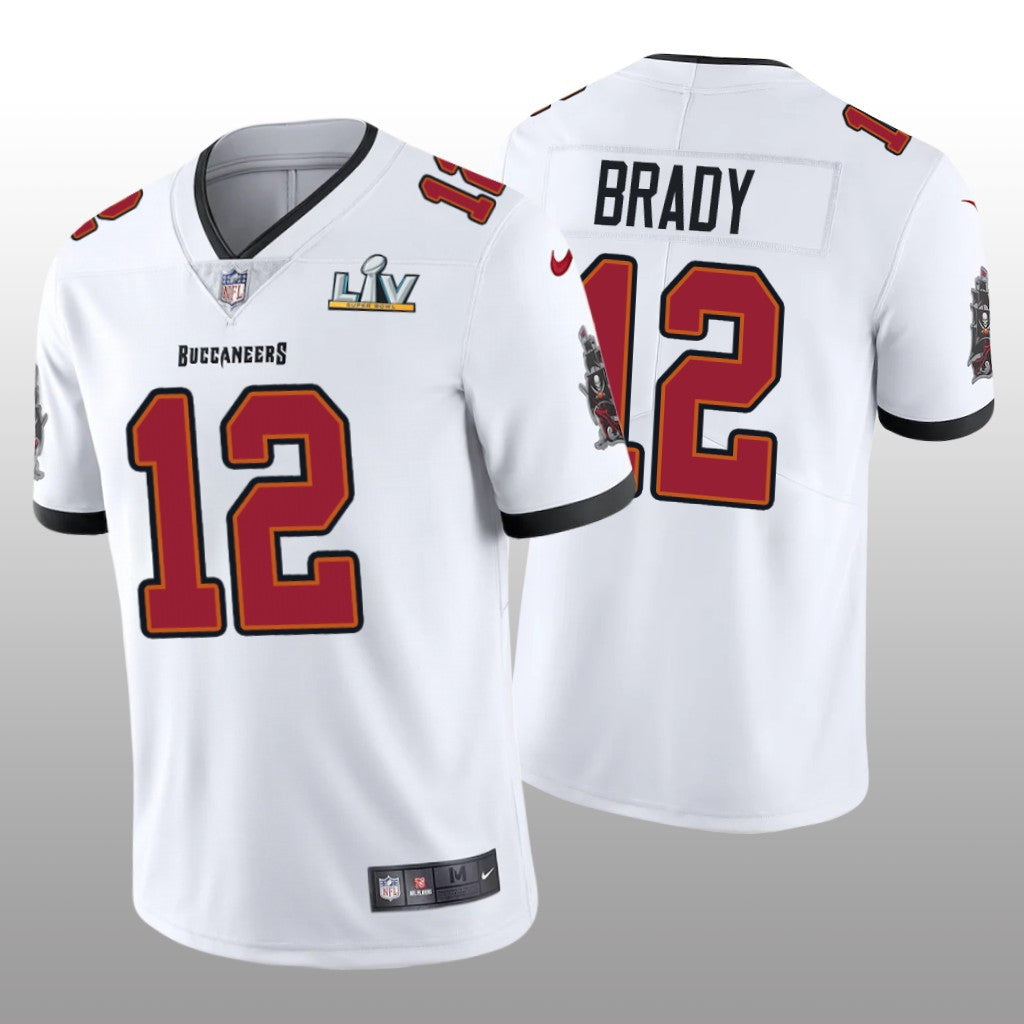 Tampa Bay Buccaneers Tom Brady White Vapor Limited Jersey Super Bowl LV Men's