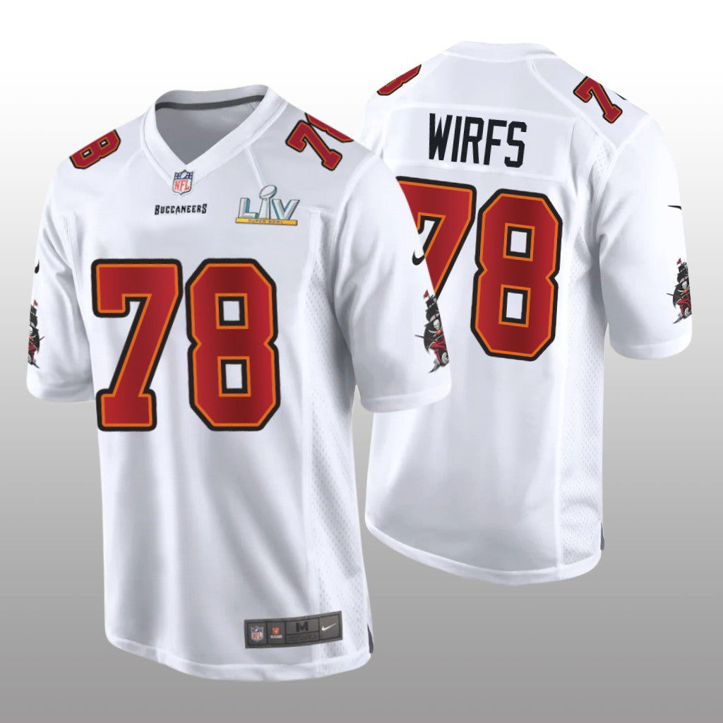 Tampa Bay Buccaneers Tristan Wirfs White Game Fashion Jersey Super Bowl LV Men's