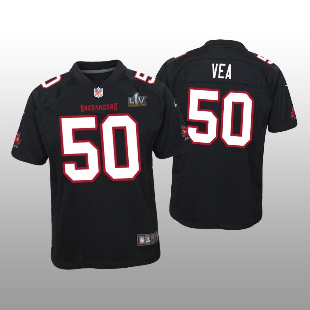 Tampa Bay Buccaneers Vita Vea Black Game Fashion Jersey Super Bowl LV Youth