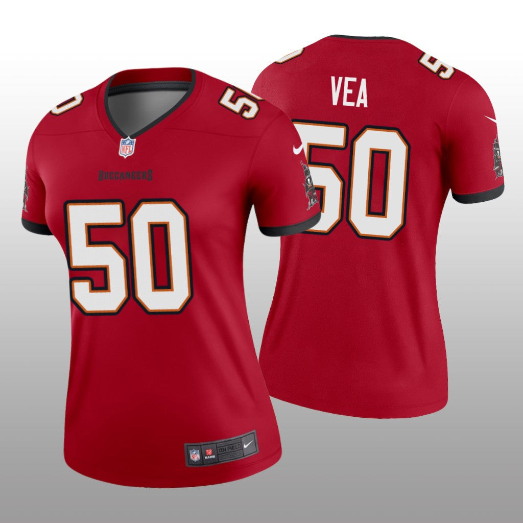 Tampa Bay Buccaneers Vita Vea Red Jersey Legend Women's