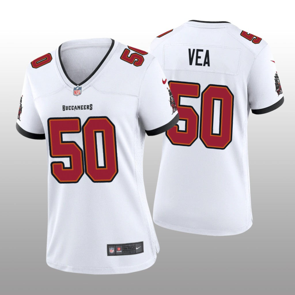 Tampa Bay Buccaneers Vita Vea White Jersey Game Women's