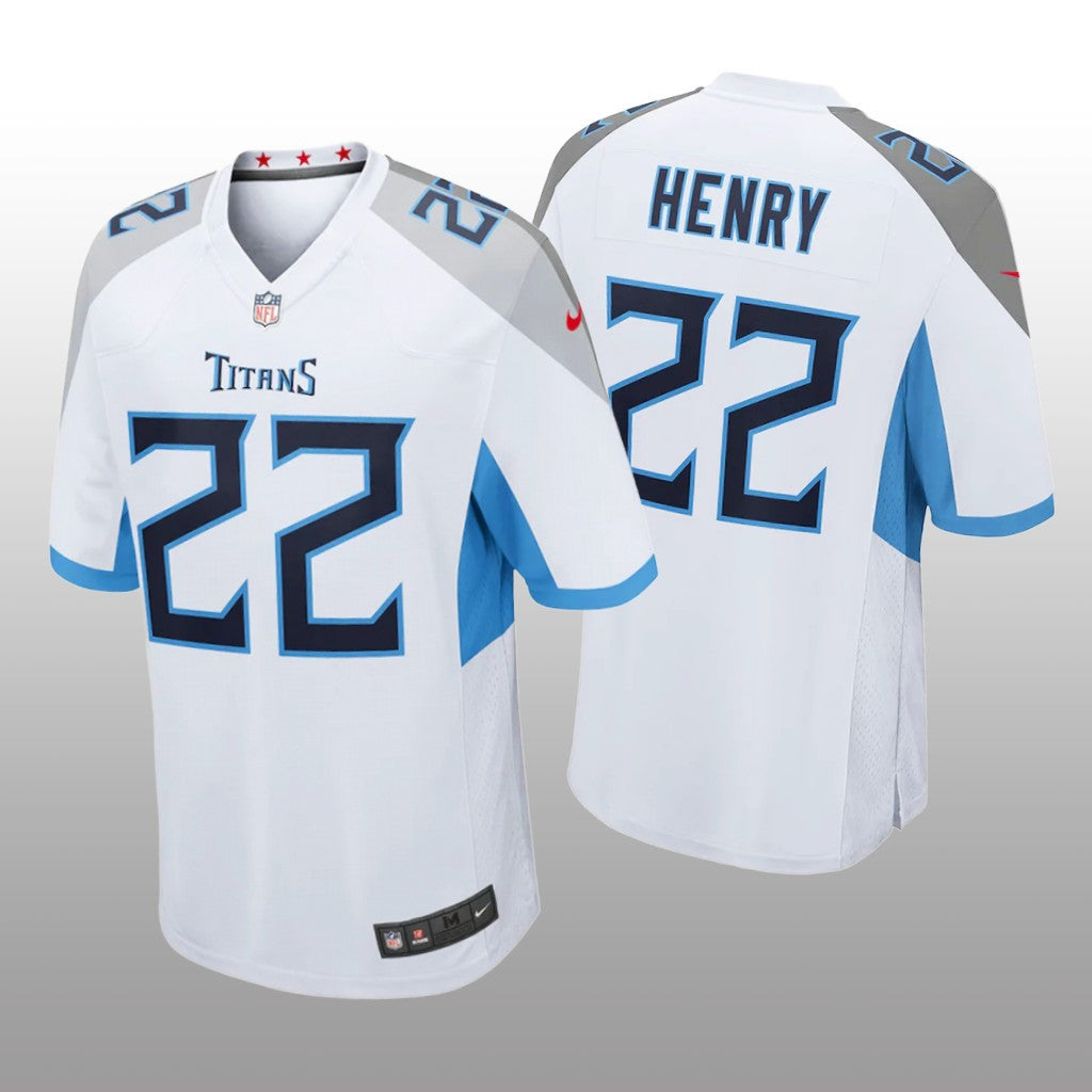 Tennessee Titans Derrick Henry White Jersey Game Youth