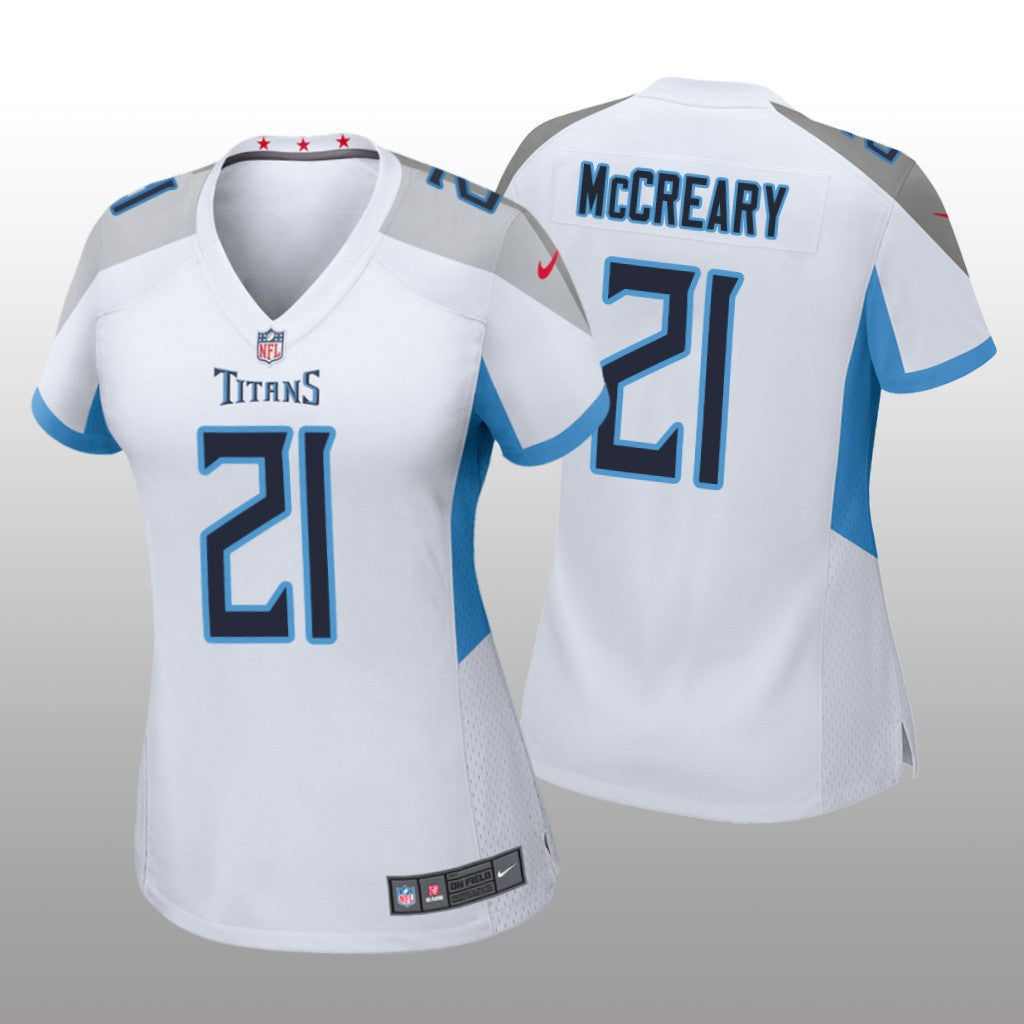 Tennessee Titans Roger McCreary White Jersey Game Women's