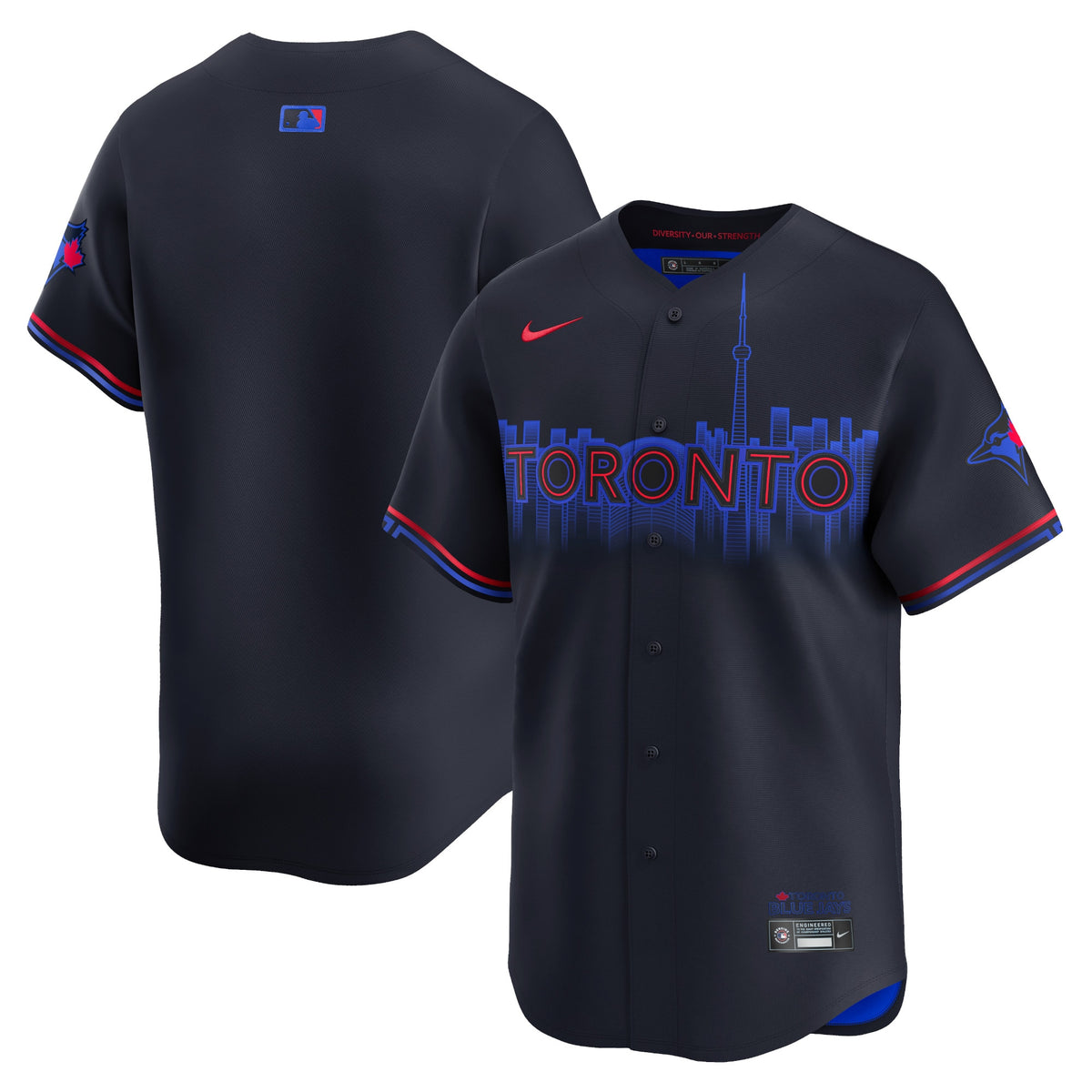 Toronto Blue Jays Nike 2024 City Connect Limited Jersey Navy