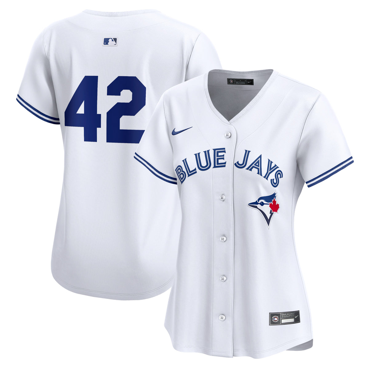 Toronto Blue Jays Nike Women's 2024 Jackie Robinson Day Home Limited Jersey White