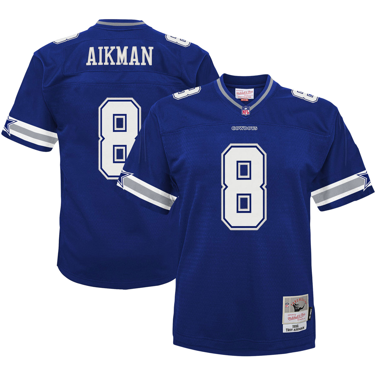 Troy Aikman Dallas Cowboys Mitchell Ness Preschool 1996 Retired Player Legacy Jersey Navy