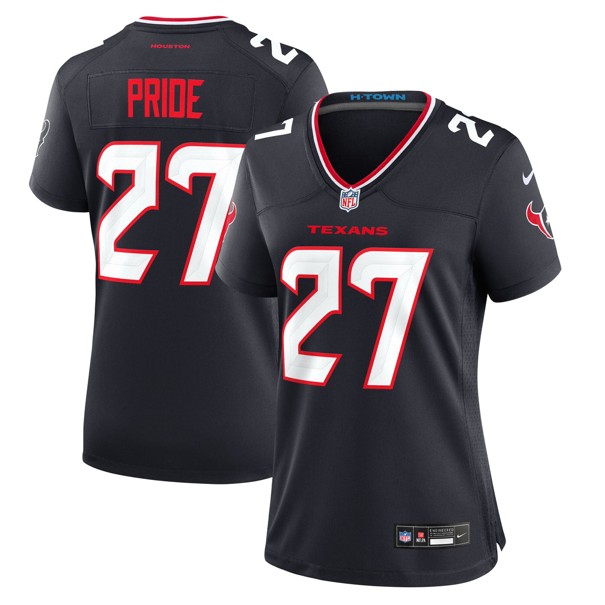 Troy Pride Houston Texans Nike Women's Team Game Jersey Navy