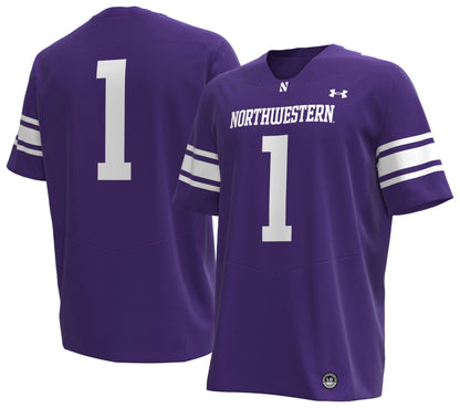 Under Armour Men's Northwestern Wildcats Purple Replica Football Jersey