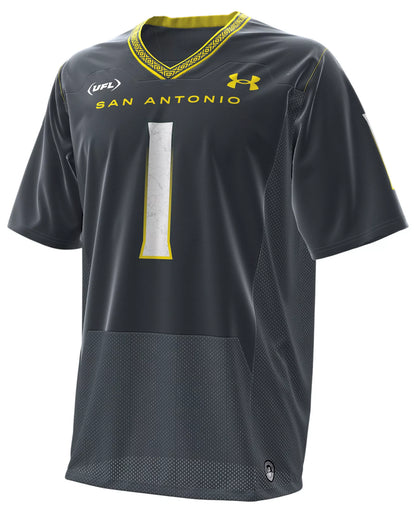 Under Armour Men's San Antonio Brahmas Grey Replica Football Jersey