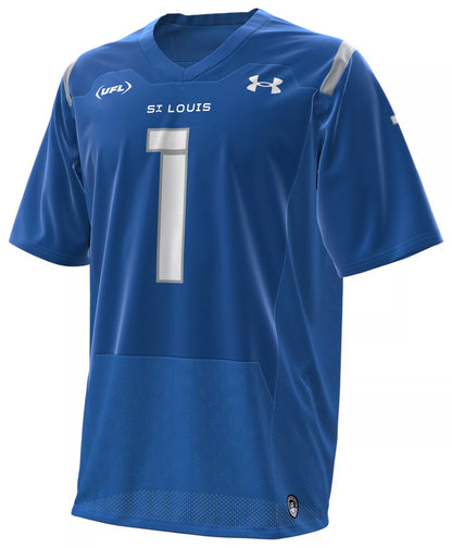 Under Armour Men's St. Louis Battlehawks Blue Replica Football Jersey