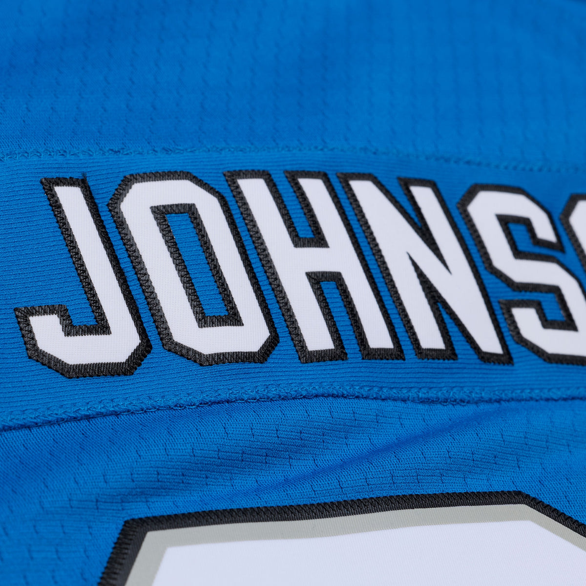Unisex Detroit Lions Calvin Johnson Mitchell & Ness x Golf Wang Blue 2007 Legacy Fashion Jersey