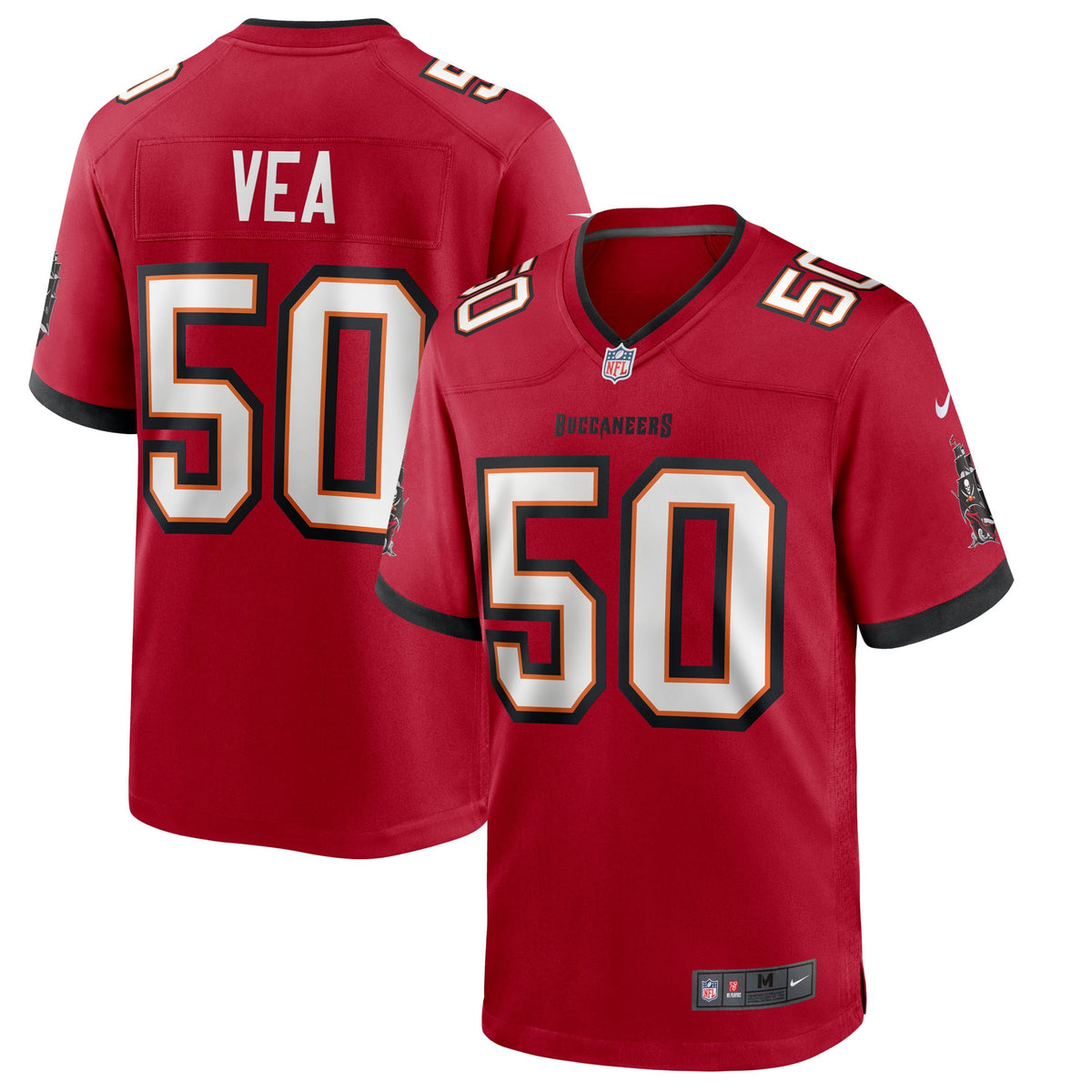 Vita Vea Tampa Bay Buccaneers Nike Game Jersey Red