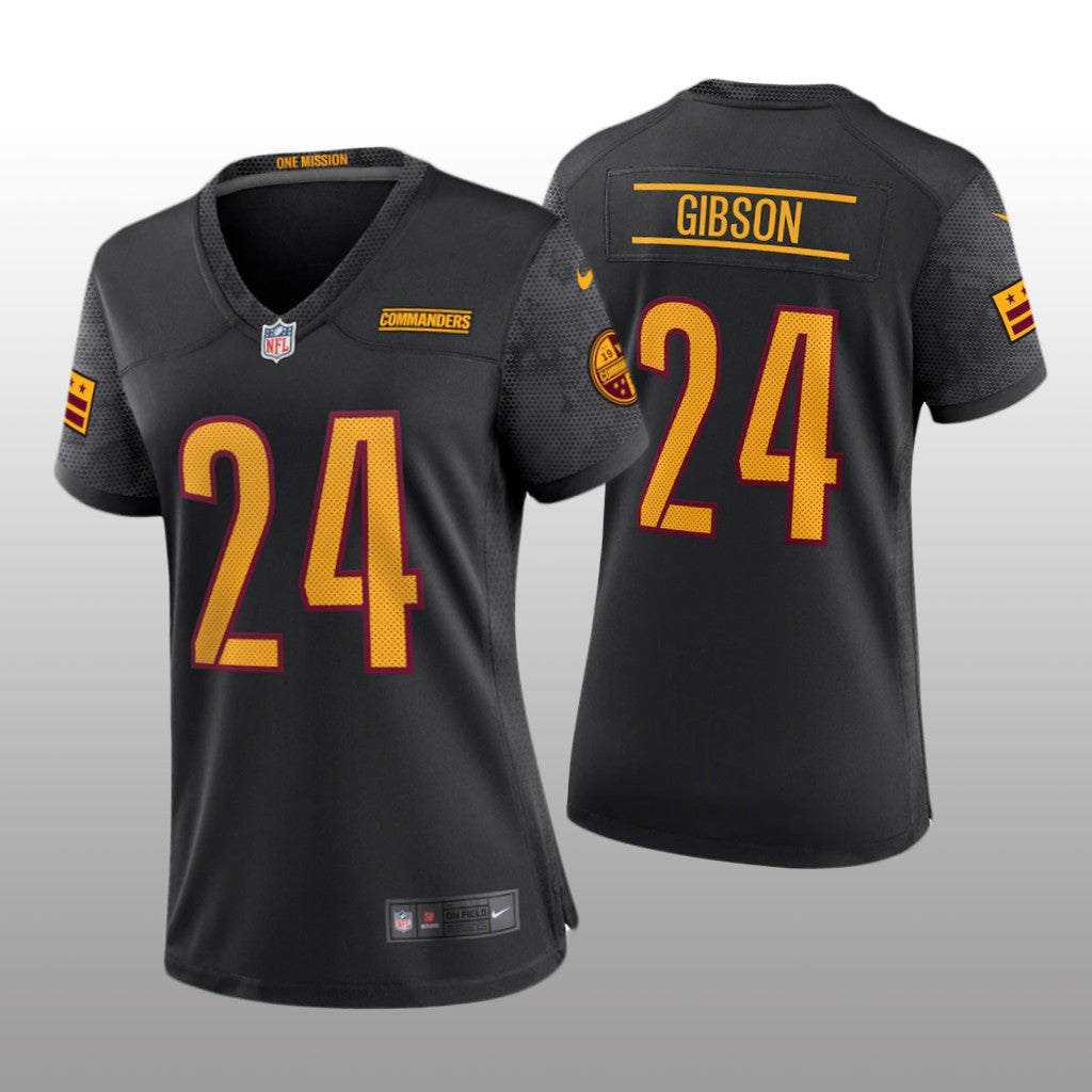 Washington Commanders Antonio Gibson Black Jersey Alternate Game Women's