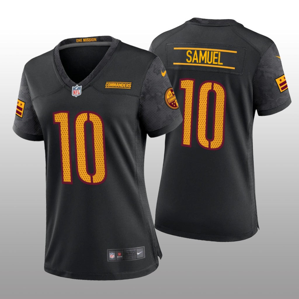Washington Commanders Curtis Samuel Black Jersey Alternate Game Women's