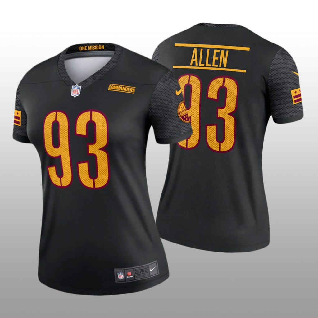 Washington Commanders Jonathan Allen Black Jersey Legend Women's