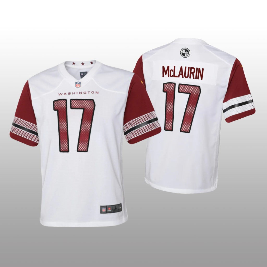 Washington Commanders Terry McLaurin White Jersey Game Youth