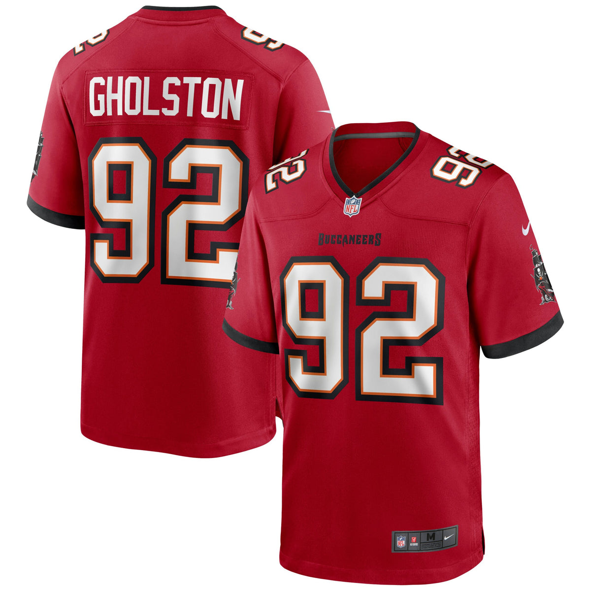 William Gholston Tampa Bay Buccaneers Nike Game Jersey Red