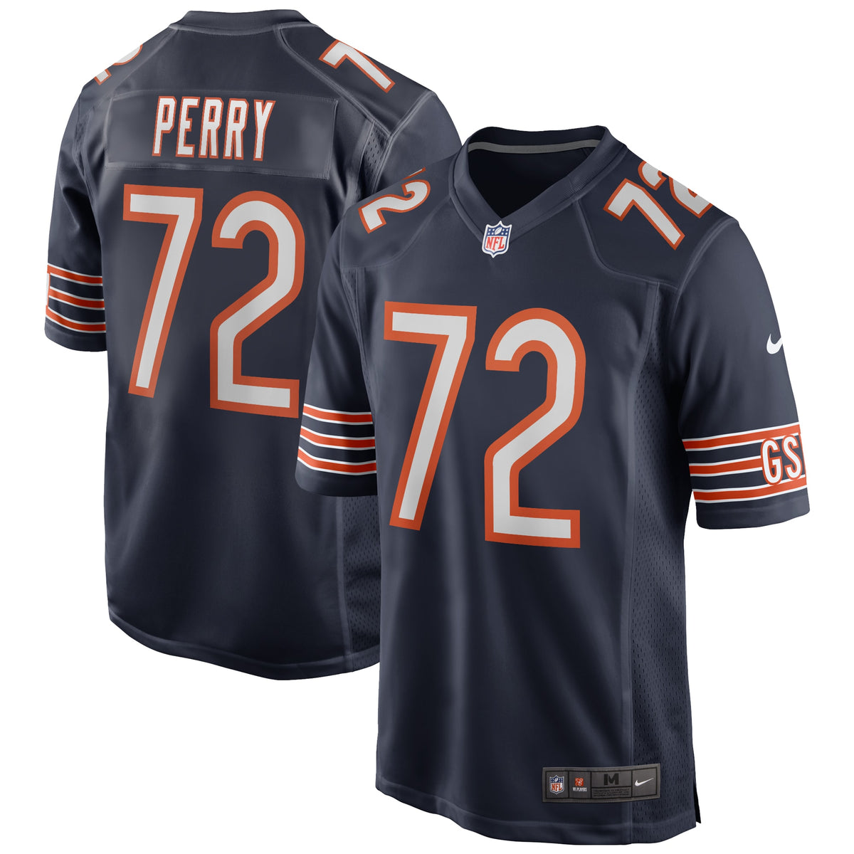William Perry Chicago Bears Nike Game Retired Player Jersey Navy