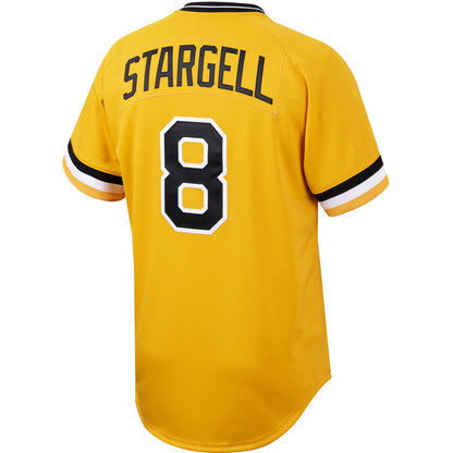 Willie Stargell Pittsburgh Pirates Mitchell & Ness Cooperstown Collection Authentic Jersey Gold