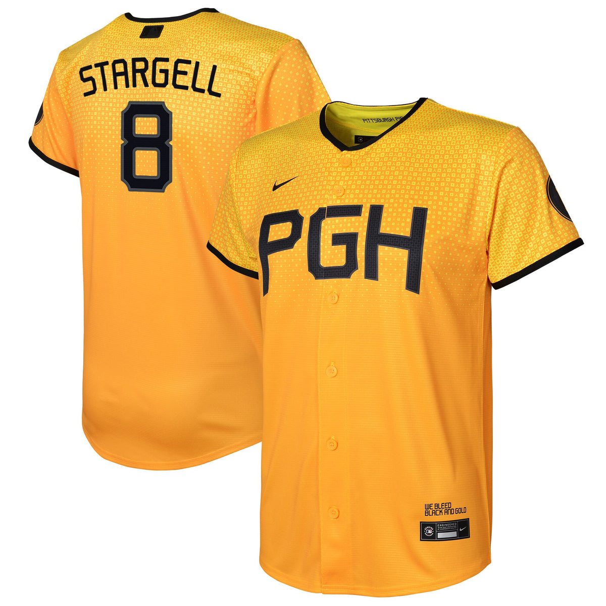 Willie Stargell Pittsburgh Pirates Nike Youth City Connect Replica Player Jersey Gold