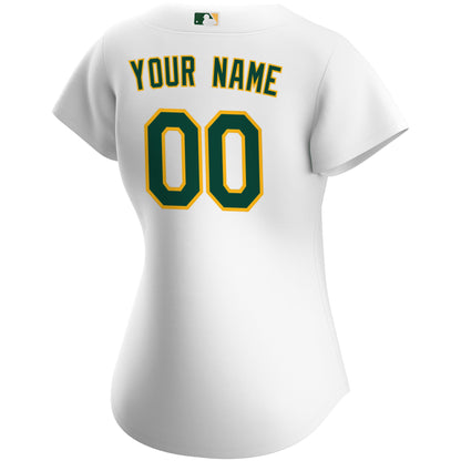 Women's Athletics Nike White Home Replica Custom Jersey