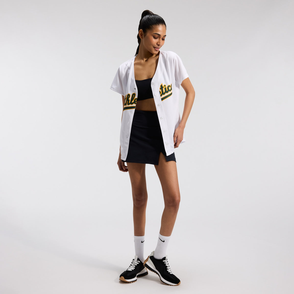 Women's Athletics Nike White Home Replica Team Jersey