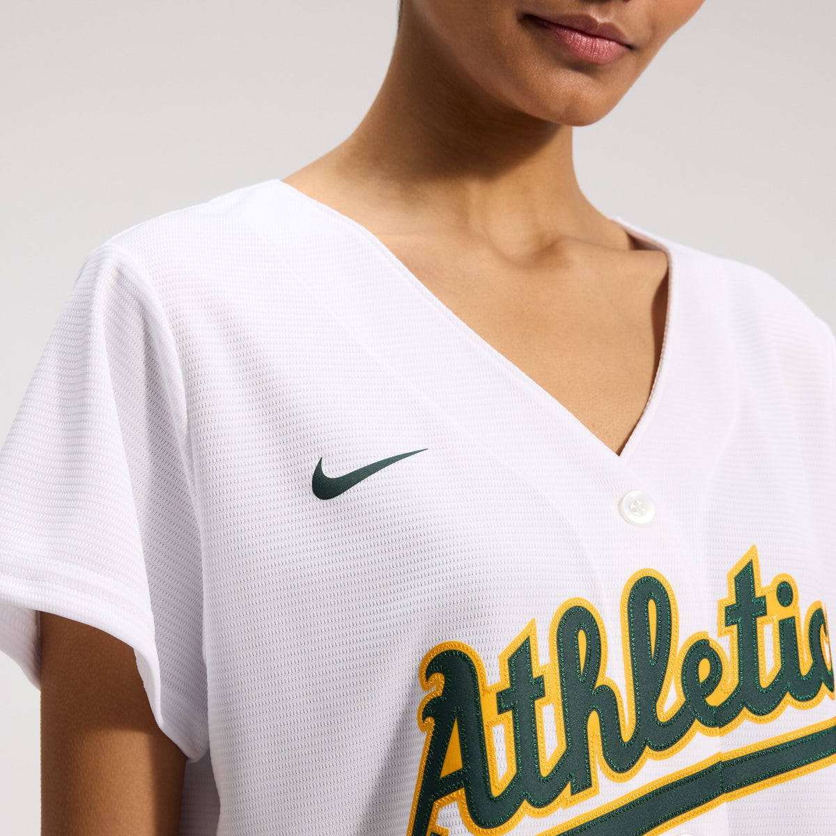 Women's Athletics Nike White Home Replica Team Jersey