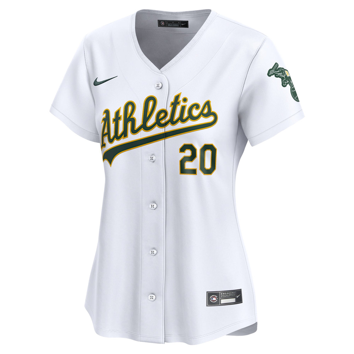 Women's Athletics Zack Gelof Nike White Home Limited Player Jersey