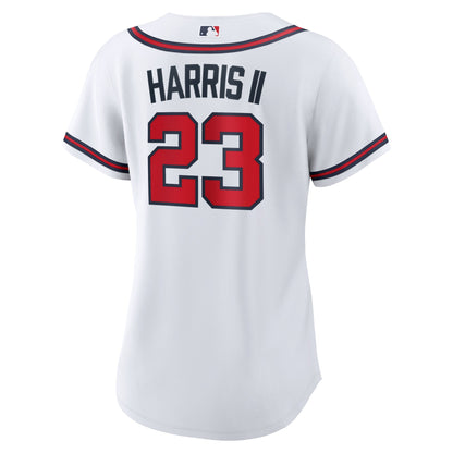 Women's Atlanta Braves Michael Harris II Nike White Home Replica Jersey